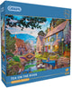 Gibsons - thé sur la rivière (par dominic davison) - 500 pièces 48×34cm (l×h) - puzzle pour adultes