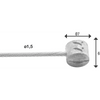 Elvedes Free Câble en acier inoxydable 2250 mm 6427RVS-49-Box (100 pièces)