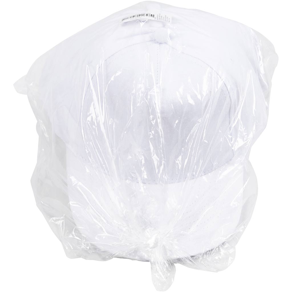 Casquette Creativ company, taille 49,5-56 cm, blanche, 12 pièces 1 boîte