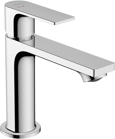 Hansgrohe rebris e - mitigeur de lavabo - commande monocommande - démarrage à froid à économie d'énergie - ecosmart+ économie d'eau - avec vidage - taille 110 mm - chrome