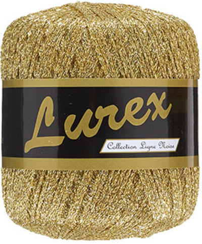 Fil pailleté lurex, l: 160 m, or, 25 gr 1 pelote