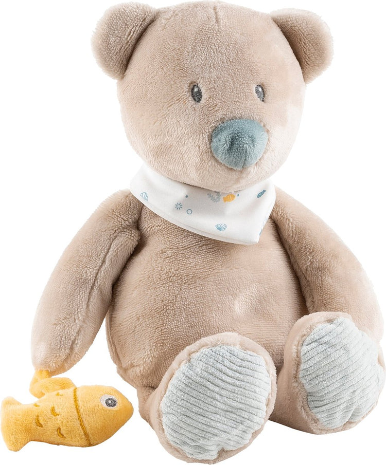 Nattou peluche - ours - roméo, jules et sally - 30 cm - beige