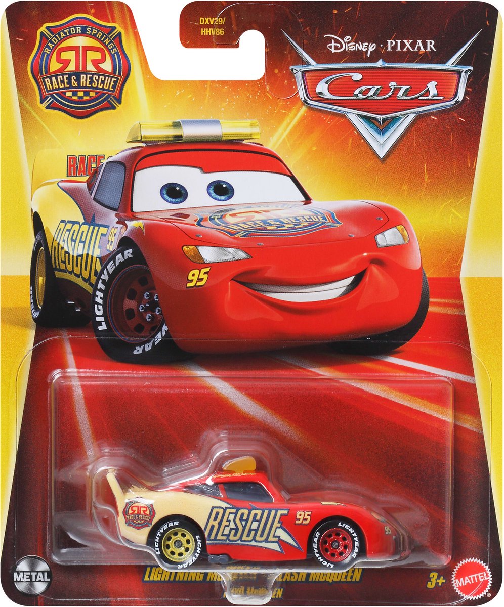 Disney pixar cars jdg59, voiture, 3 ans, métal, rouge, jaune
