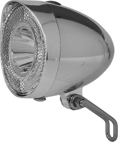 Union headlight UN-4915 Retro batterie 20 lux chrome sur carte