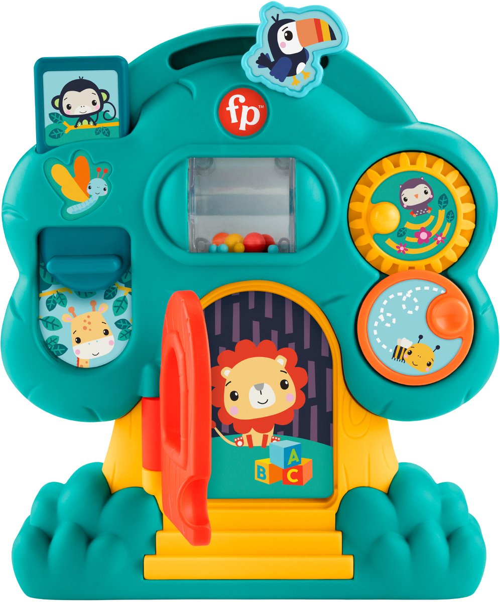 Cabane dans les arbres découverte des amis des animaux Fisher-Price, 0,5 ans, sonore, plastique, multicolore
