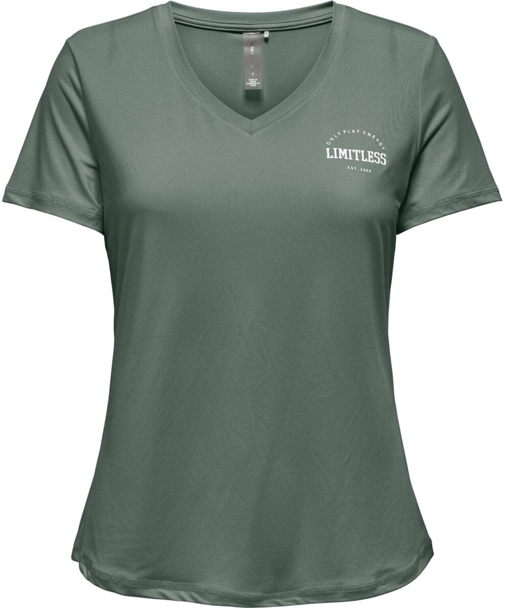 Only play - save life vn ss reg tee - t-shirt d'entraînement manches courtes femmes - vert