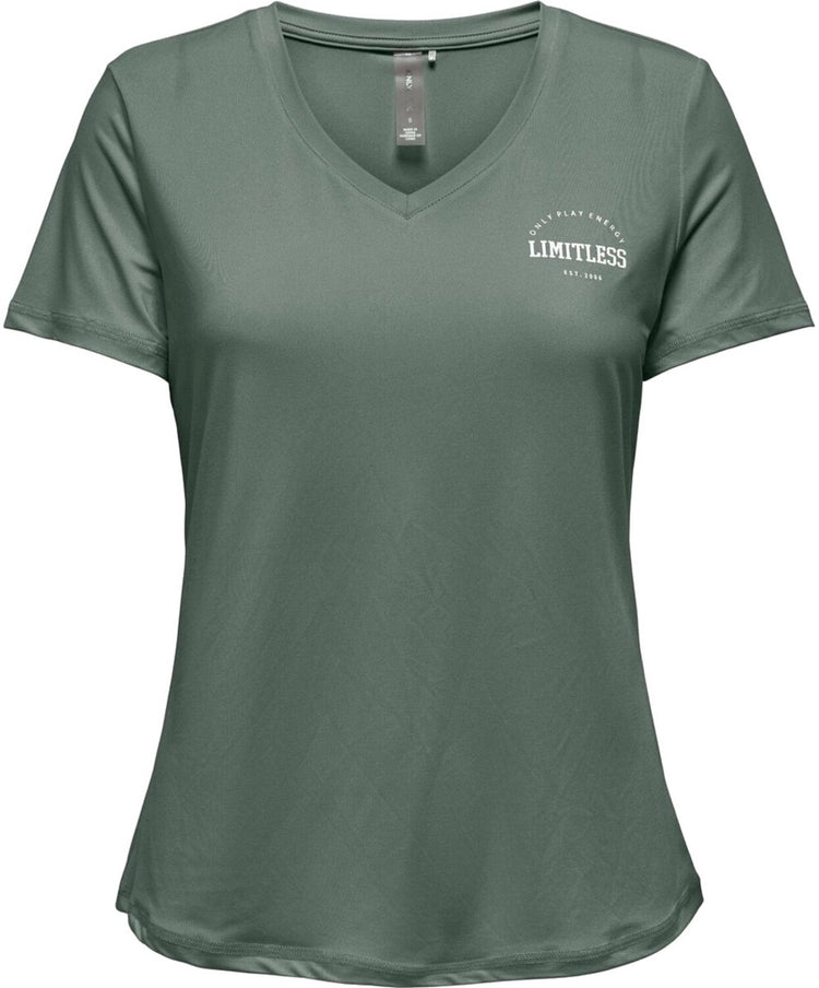 Only play - save life vn ss reg tee - t-shirt d'entraînement manches courtes femmes - vert