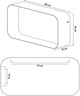 Sealskin brix - support mural pour élément mural cube mural - 12x50x24 cm - métal - noir