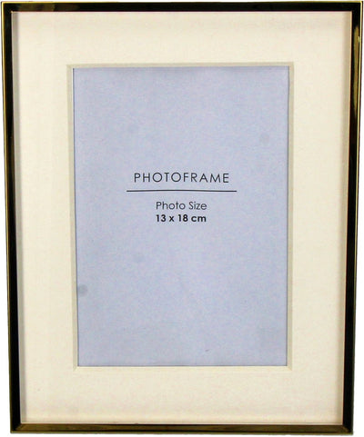 Cadre photo collection Hd métal doré 13x18cm