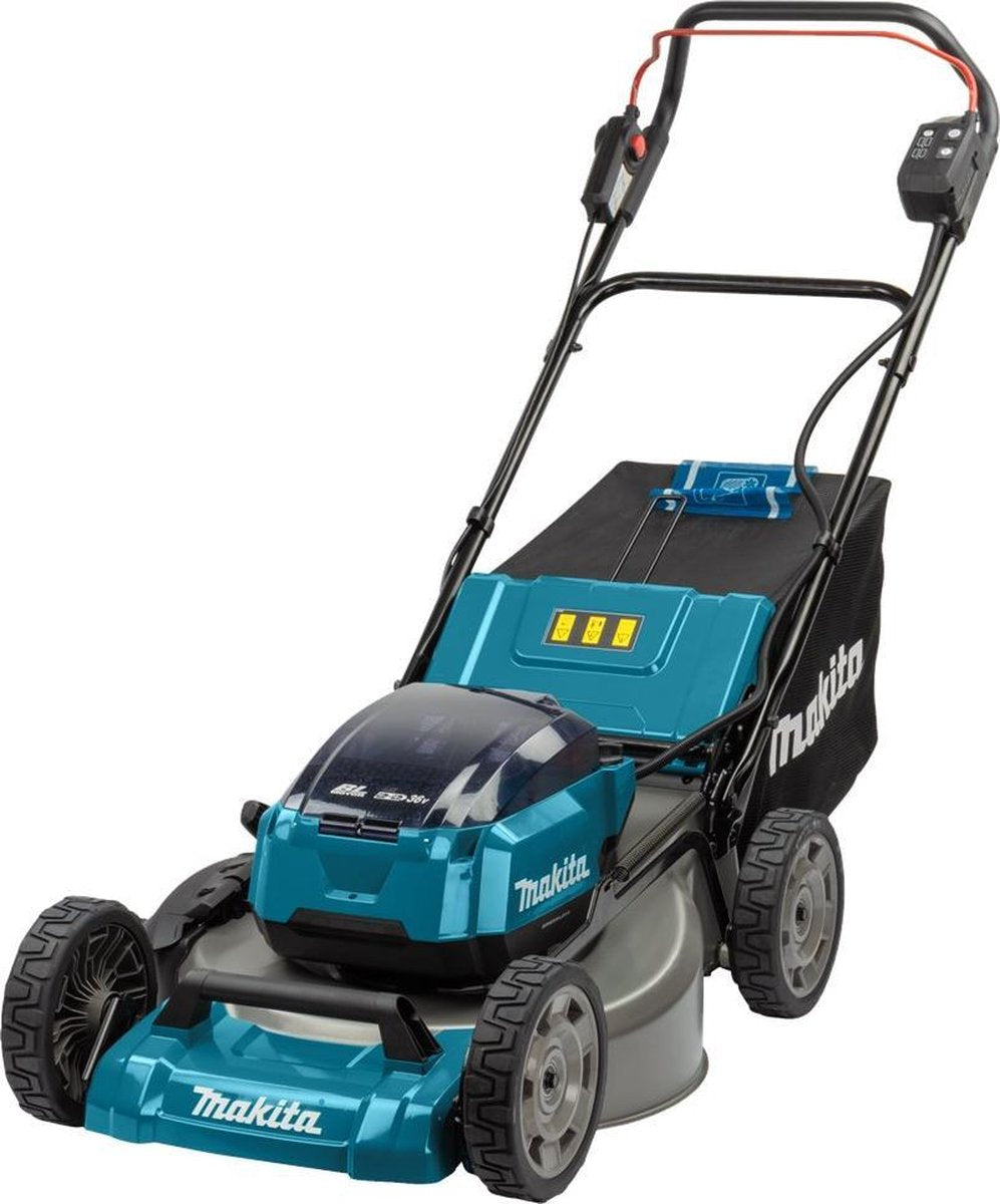 Makita dlm530pt4 | lxt 2x18 ms | tondeuse à gazon à batterie | 53cm | ensemble