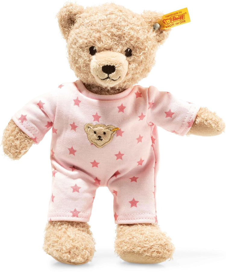 Steiff teddy me ours câlin avec pyjama rose - 25 cm