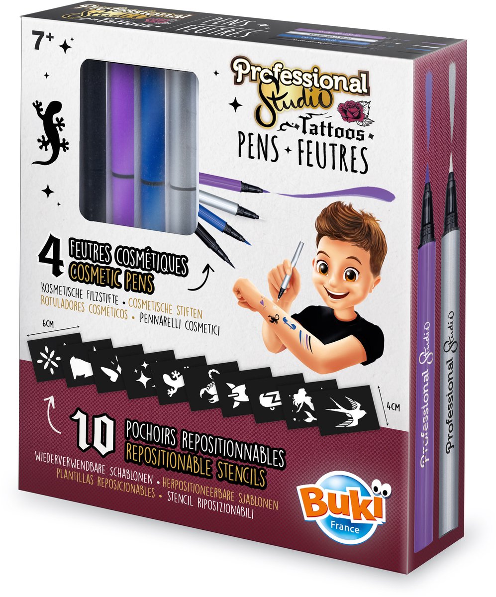 Buki France Buki Marker Tattoo Studio - couleur argent