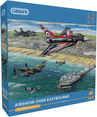 Gibsons - meeting aérien au-dessus d'Eastbourne (show au-dessus d'Eastbourne) - Matthew Emeny - 500 pièces - 48×34cm - puzzle pour adultes