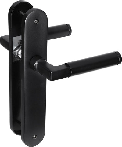 Impresso Aston tabouret avec bouclier ovale vis aveugle aluminium noir