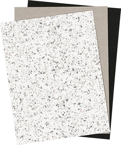 Creativ Company fausse papier en cuir divers, 3 feuilles