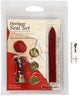 Creativ Company Seal Set, Kroon, Bloem, French Lily, D 18 mm, 1 set