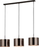 Eglo saganto 1 - suspension - 3 lumières - E27 - marron cuivré