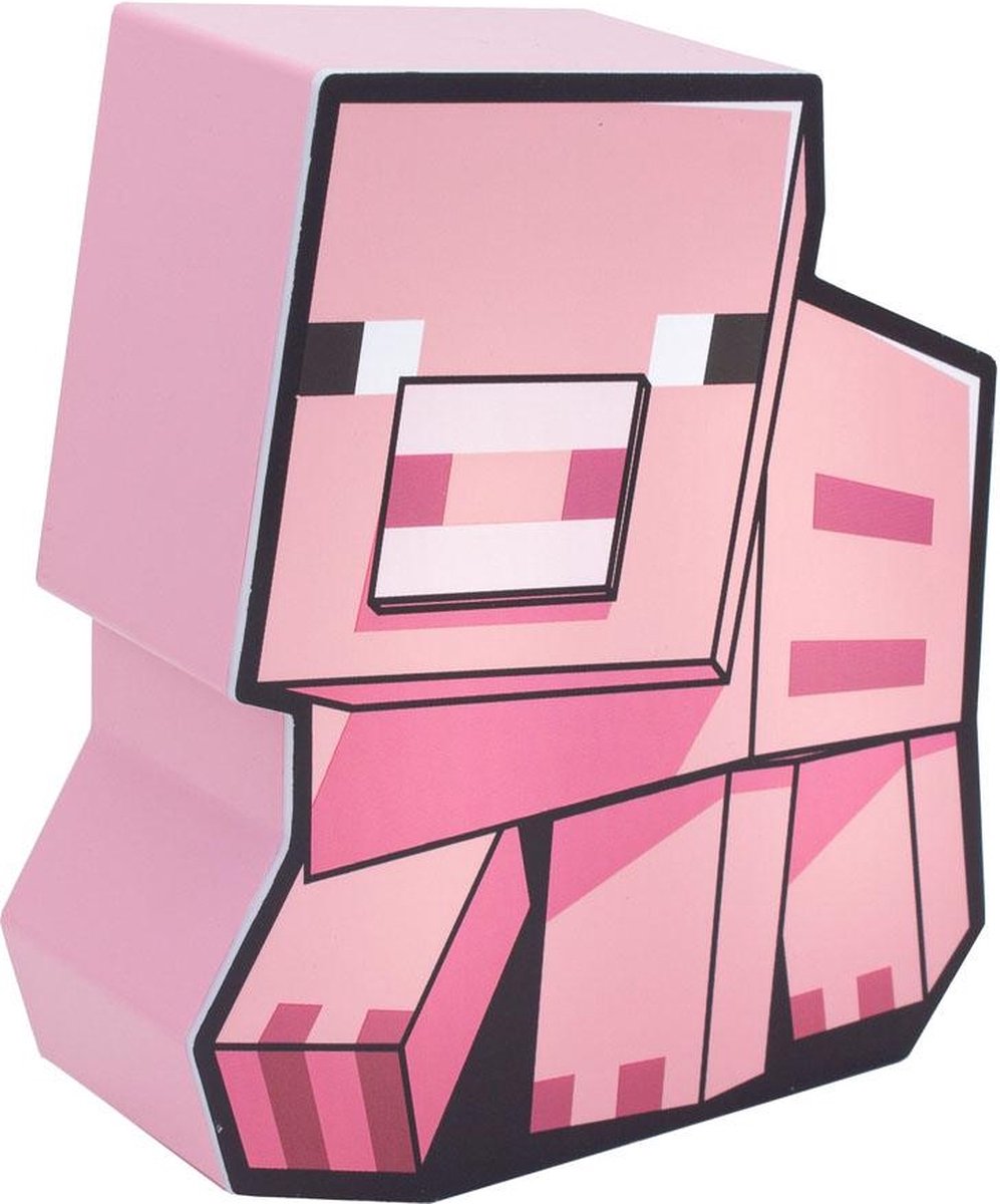 Lampe boîte à cochon Paladone minecraft