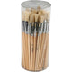Pinceaux Creativ company nature line, taille 1+2+3+4+5+6+7+8+9+10, l : 19,5-23 cm, l : 4-17 mm, plats, ronds, 80 pièces 1 boîte