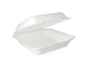 Boîte menu 1 compartiment canne à sucre sans pfas (50 pièces)