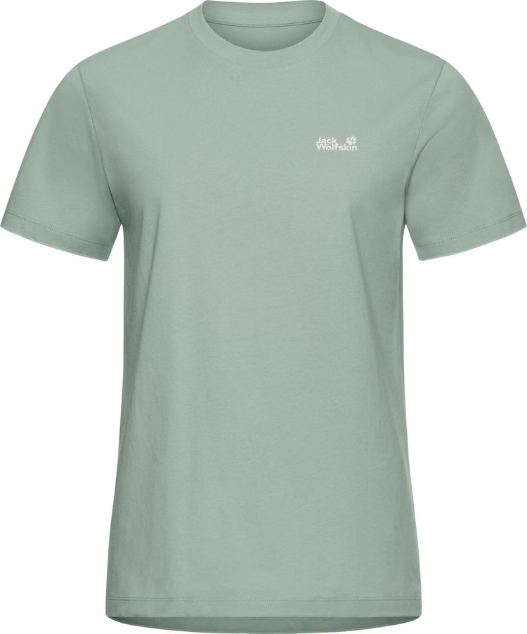 Jack wolfskin essential t w chemise d'extérieur pour femme-vert zinnia