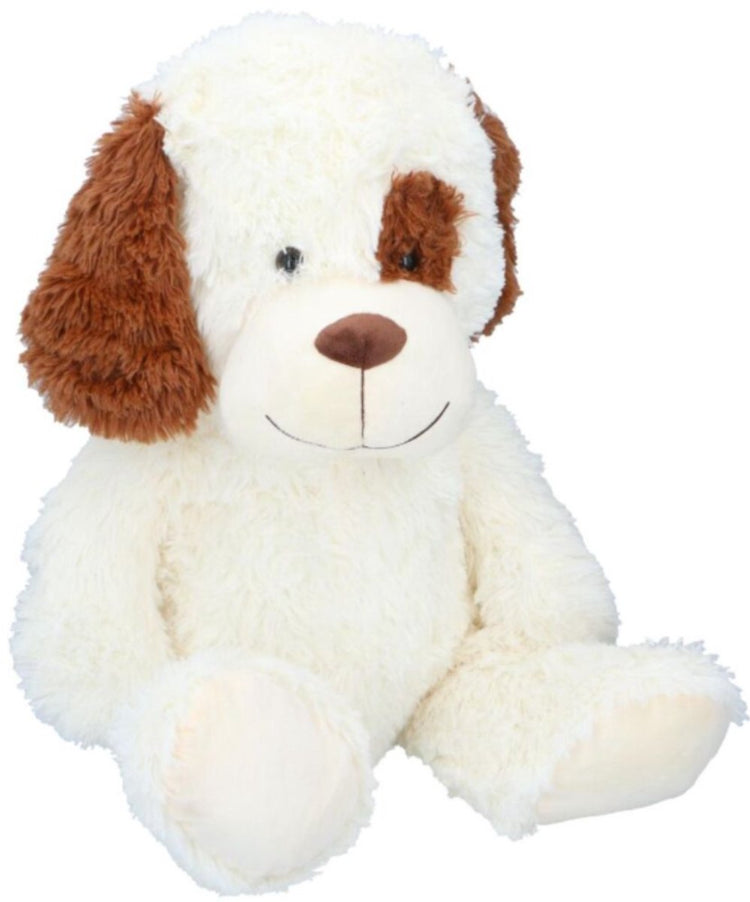 Sunkid peluche chien - 60 cm - peluche douce chien grand pour enfants - marron
