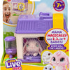 Mini maman surprise lapin rose petits animaux de compagnie vivants