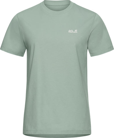Jack wolfskin essential t w chemise d'extérieur pour femme-vert zinnia