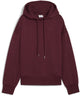 Puma son sweat à capuche surdimensionné fl pull pour femme - rubis chatoyant