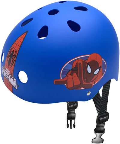 Marvel Spider-Man Skate Casque bleu rouge taille 54 60 cm