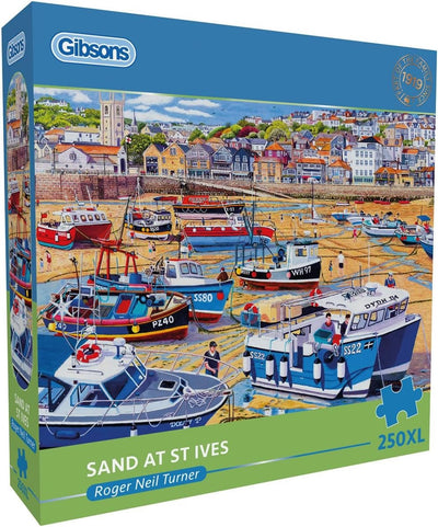 Gibsons - sable à st ives (sable à st.ives) - roger neil turner - 250xl pièces - 48×34cm - puzzles pour adultes
