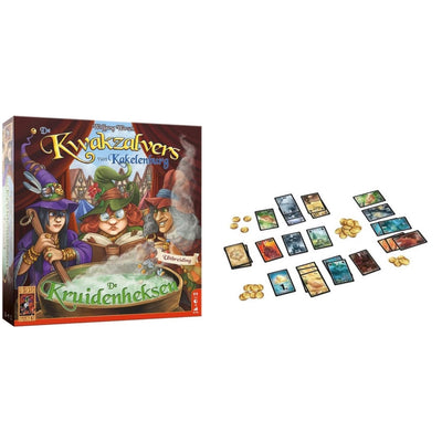 999 Games de Kwakzalvers Van Kakelenburg: le jeu de plateau d'extension de clôture des herbes