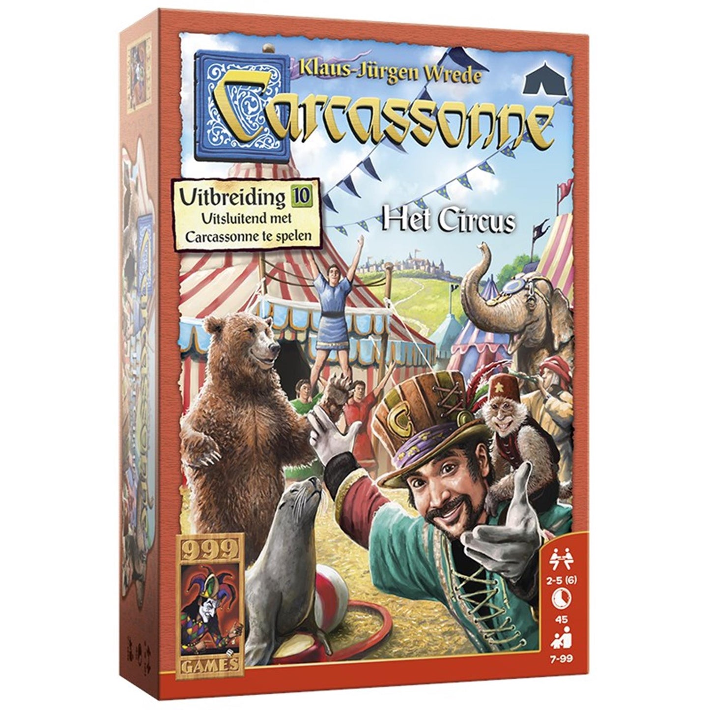 999games Carcassonne le jeu de société de cirque