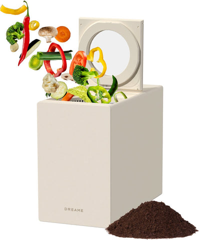 Robot de déchets alimentaires Dreame SF25 - 2,5 L - ultra silencieux 27 dB - sans odeur - autonettoyant - comptoir de composteur de cuisine électrique