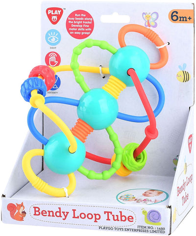 Jouer à des arcs de jouets pour bébé avec des perles