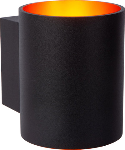 Lucide xera - applique - ø 8 cm - 1xg9 - noir