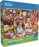 Puzzle de Gibson, histoire de chien hirsute, 100 pièces de puzzle amusantes.