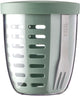 Mepal - pot légumes fruits ellipse - 600 ml - incl. fourchette - sauge nordique