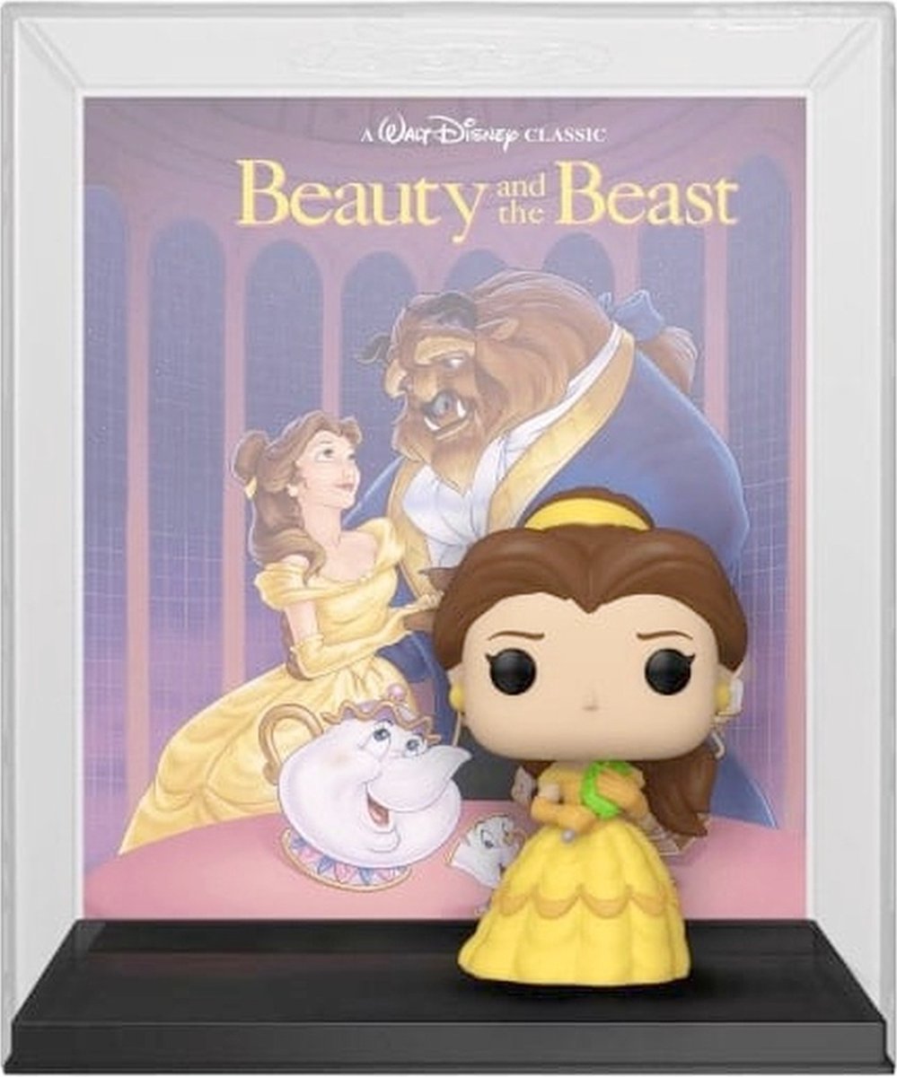 Disney Funko Beauty la bête - pop ! couverture vhs belle figurine collector 9 cm - multicolore