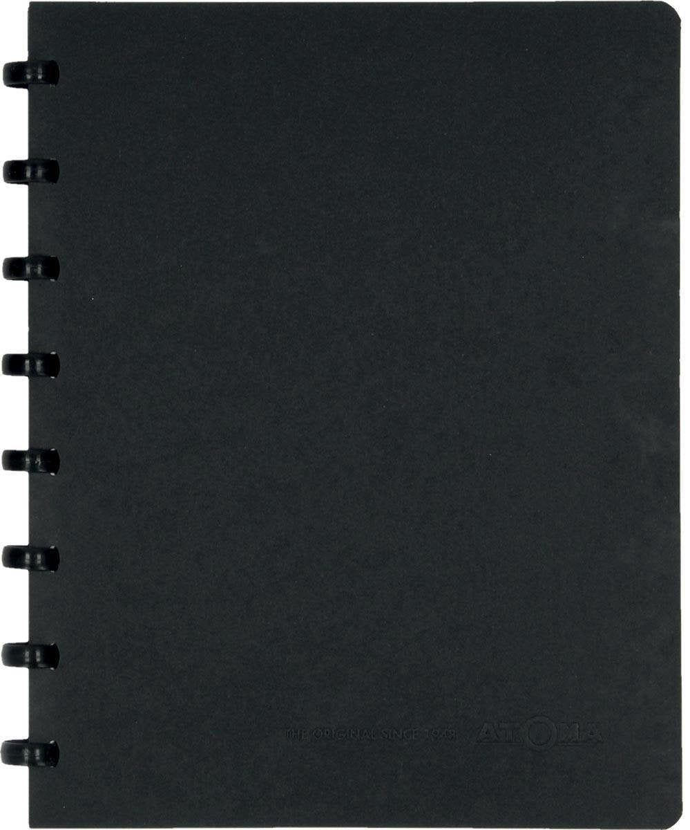 Livre de réunion Atoma, ft a5, noir, ligné