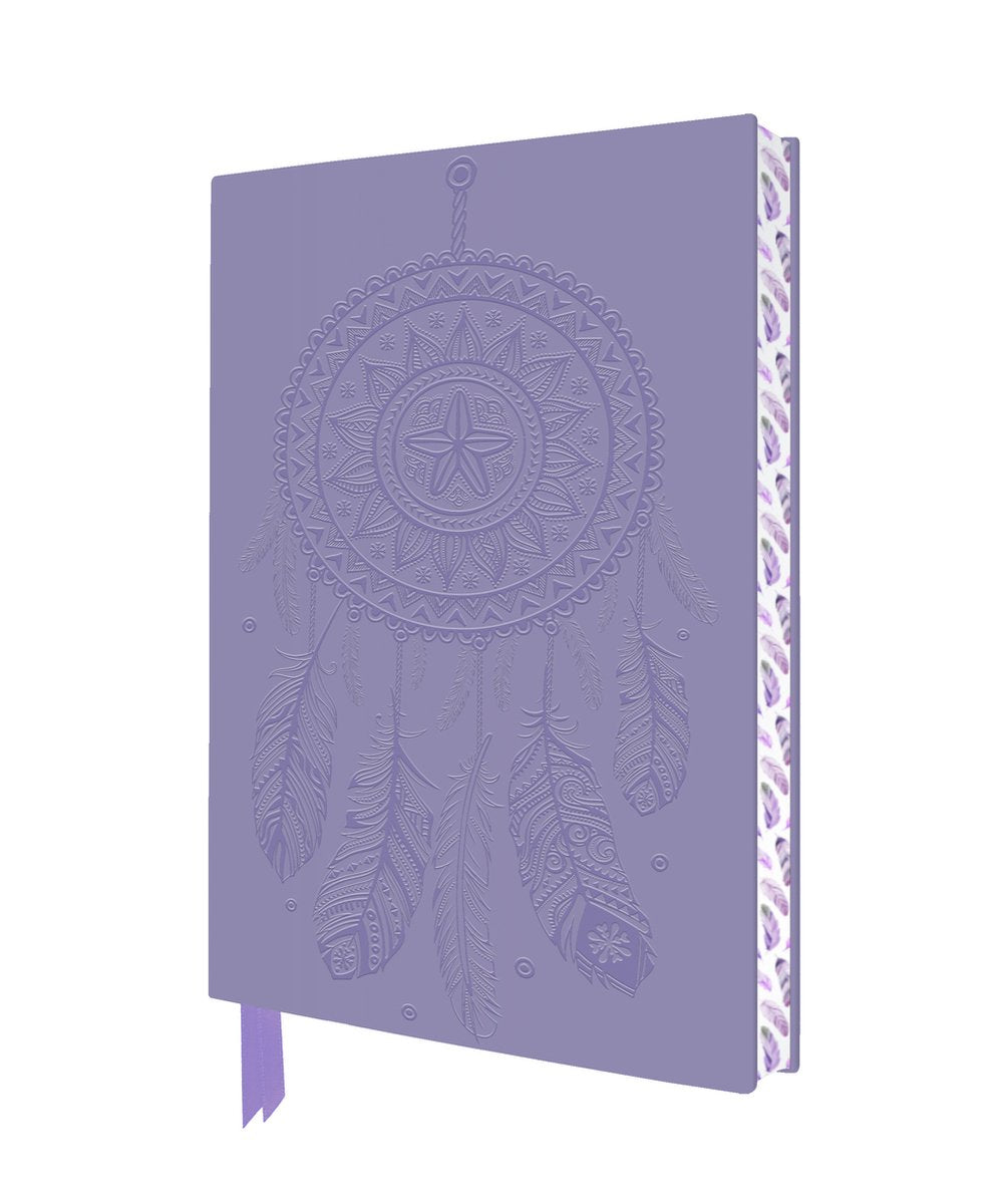 Carnet d’art artisanal Dreamcatcher (journaux d’arbres à flammes)