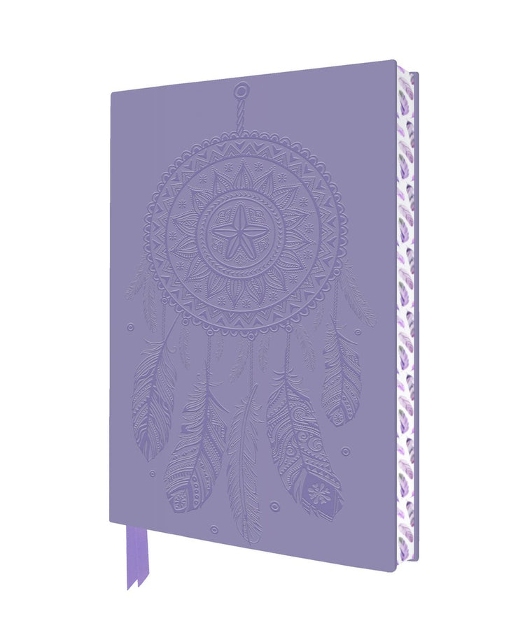 Carnet d’art artisanal Dreamcatcher (journaux d’arbres à flammes)