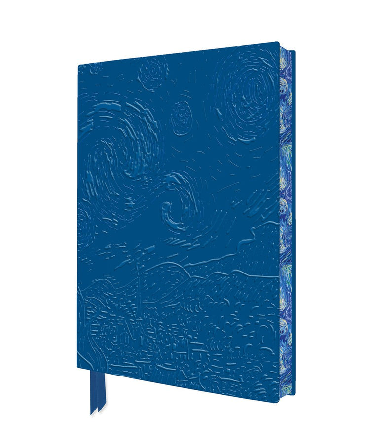 Carnets d'arbre à flammes Vincent Van Gogh : le carnet d'art artisanal de la nuit étoilée ()