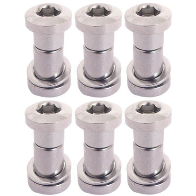 Bofix Seat Pegbout Allen 16 mm chrome (6 pièces)