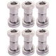 Bofix Seat Pegbout Allen 16 mm chrome (6 pièces)