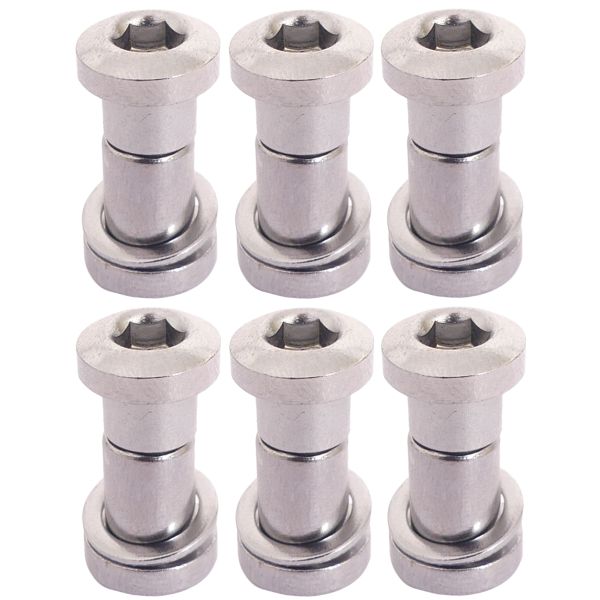 Bofix Seat Pegbout Allen 19 mm Chrome (6 pièces)
