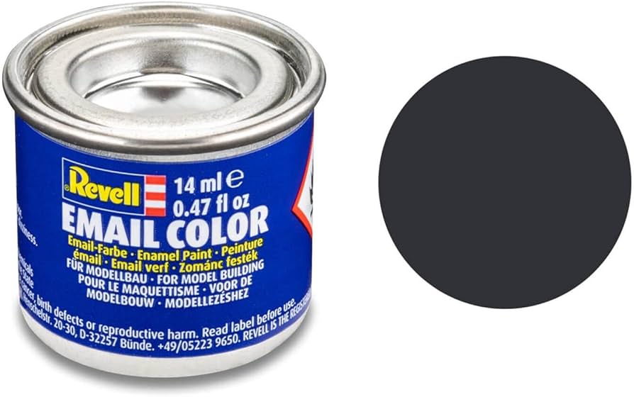 Revell Paint pour la construction du modèle numéro 9 anthracite noire tapis