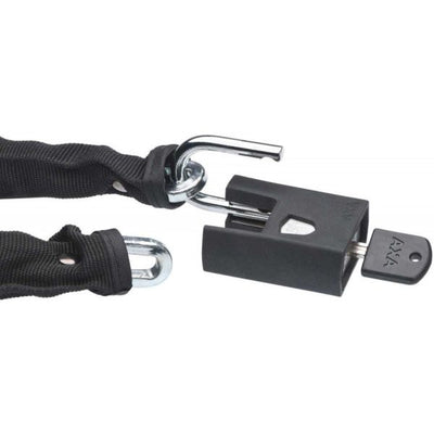 AXA Clinch+ Chain Lock 85cm Black - Cadenas pour vélo de haute qualité