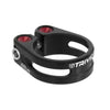 Trivio - collier de tige de selle cnc aluminium noir 31,8mm