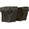 Sac Greenlands double noir-noir. taille 36x32x18 cm (2x) 40L. côtés biseautés
